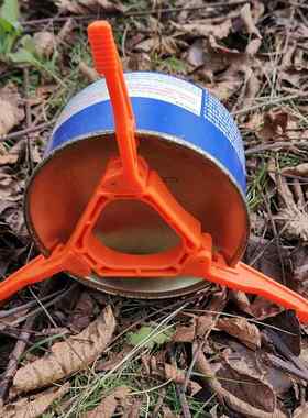 凹凸户外野营气罐支架 扁气稳固架 长气罐烤架AT6393