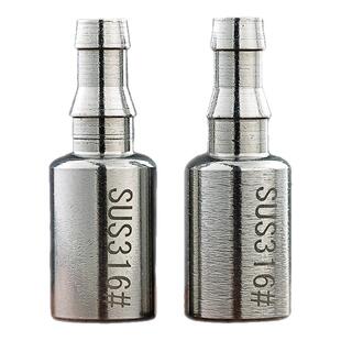 茶具电器上水管桶装水抽水软管316不锈钢加重沉水头硅胶进吸水管