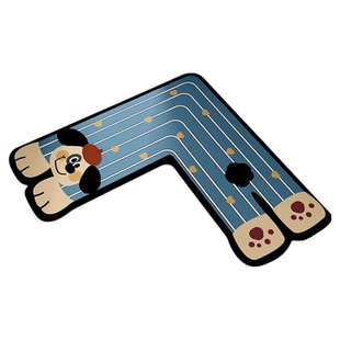 浴室l型地垫吸水卫生间门口专用防滑脚垫厕所垫子硅藻泥转角地毯