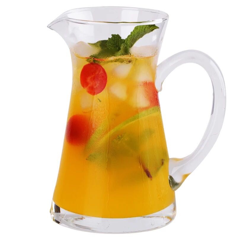 冷饮透明玻璃水果茶创意奶昔杯子