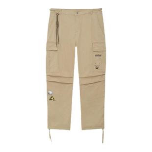 李宁正品春季新款男子滑板直筒百搭透气休闲舒适运动长裤AKXS153