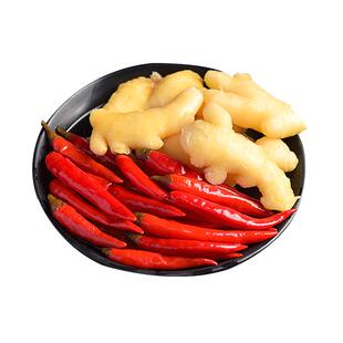 泡椒泡姜姜组合四川特产商用泡菜野山椒辣椒仔姜嫩姜小米辣泡辣椒