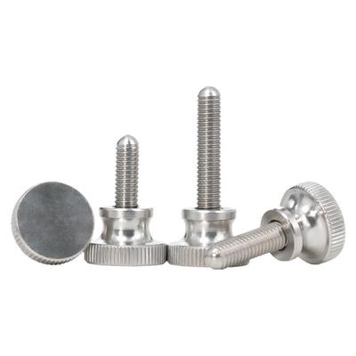 304不锈钢高头滚花手拧螺栓