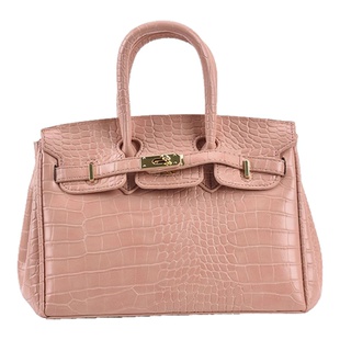 Clean Knоck高级感鳄鱼纹包包女手提凯莉包百搭斜挎包铂金包大包