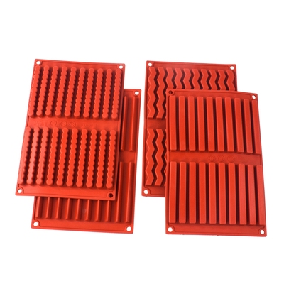 堂巴连波纹长条糖果模巧克力棒