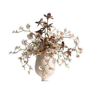 花小只 现代中古风陶瓷花器花艺风遥 售楼处酒店会所洽谈桌面摆件