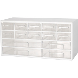 日本抽屉式收纳盒亚克力文具饰品储物盒桌面收纳箱办公室小物品柜