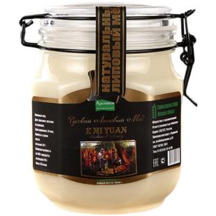 俄罗斯蜂蜜冬熊椴树蜜1000g卡扣装自然雪蜜进口食品礼盒送人