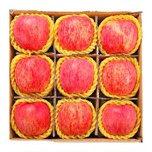 正宗山东烟台红富士苹果新鲜水果应当季整箱栖霞年货脆甜大果