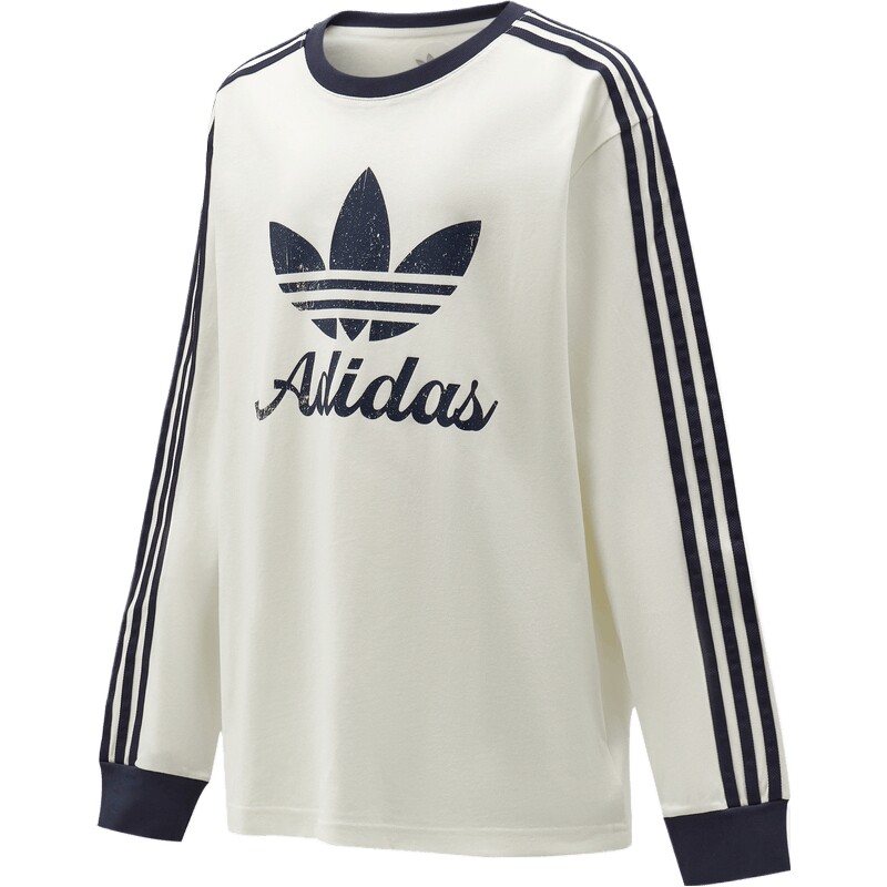 adidas阿迪达斯三叶草儿童JB LS TEE运动休闲长袖T恤LE1381
