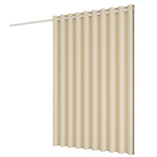 新款挡风保暖门帘免打孔家用卧室防冷气高级加厚空调隔断帘遮挡帘