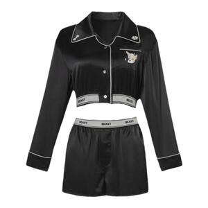 真丝睡衣家居服野兽派