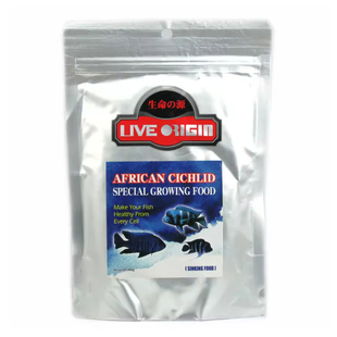 日本生命之源慈鲷饲料肉食鱼鱼食素食鱼东非慈鲷饲料增艳增体鱼粮
