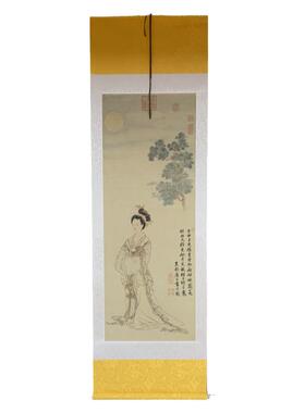 唐寅唐伯虎嫦娥奔月山水画挂画