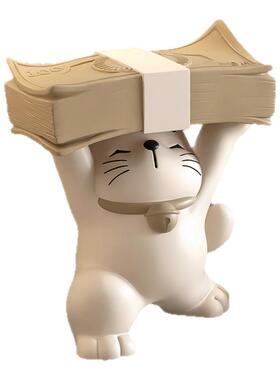 招财猫摆件开业礼物收银台工艺品