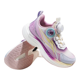 小金蛋女童鞋子儿童碳板跑步鞋大女孩大码特价运动鞋旋扣40码41码