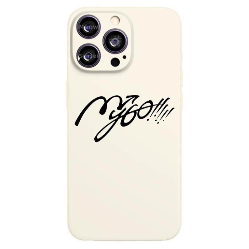 简约英文MyGo极简ins清新日系风手机壳动漫周边适用于iPhone17苹果16二次元乐队学生漫迷液态硅胶防摔保护套