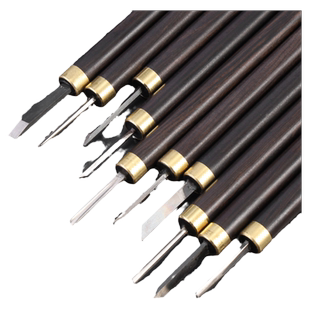 橄榄核雕刻刀套装手工木雕专业刀具微型雕刻刀6支/10支/12支