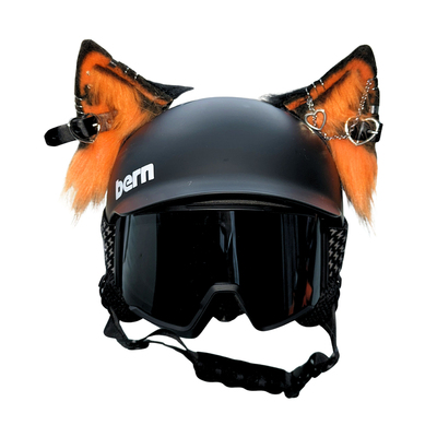 滑雪男女同款头盔耳朵装饰百搭款