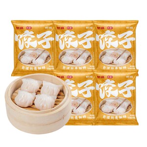 包道水晶虾饺皇广式点心早茶速冻虾饺鲜虾饺子半成品早餐手工包制