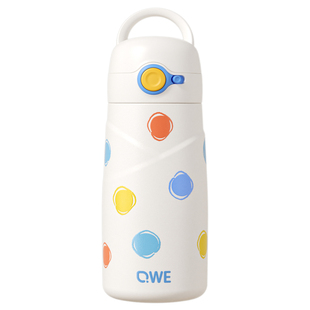 qwe保温杯吸管水杯孕妇产妇专用躺着喝女生316不锈钢带重力球杯子