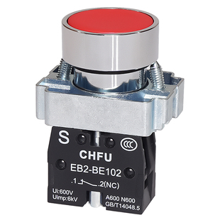 按钮开关XB2-BD21启动停止按钮自复位自锁急停旋钮箭头符号按钮