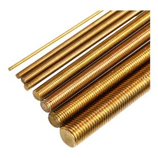 铜制丝杆黄铜牙条全牙通丝螺杆牙棒全螺纹M3M4M5M6M8M10M12M18M20