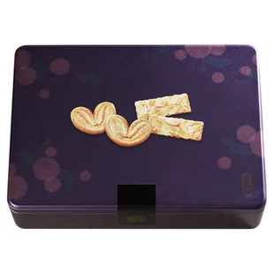 香港奇华蝴蝶酥扁桃仁条饼干礼盒197g进口零食品特产年货节日送礼