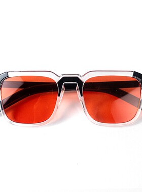 海洋片复古方形太阳眼镜女韩版女显脸小百搭墨镜潮男时尚眼镜拍照