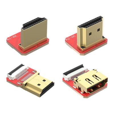 HDMI软排线高清弯头90度4K航拍树莓派主机视频fpc延长线连接线