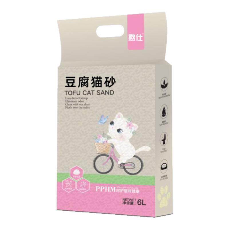 豆腐猫砂除臭豆腐砂吸水结团包邮