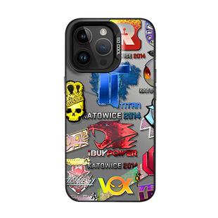 全息泰坦贴纸csgo适用苹果15手机壳16/iphone14promax印花集13小众12mini高级感11新款x男8plus周边17游戏xs