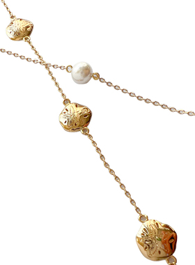 windsor温莎沙滩宝藏项链锁骨链