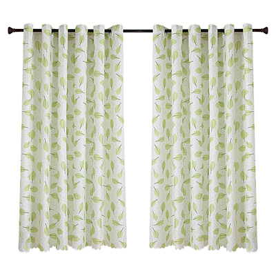 半遮光卧室书房拐角飘窗短帘特价