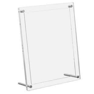 亚克力片相框摇摇乐拼图夹层钥匙扣透明收纳摆台立牌展示框定制