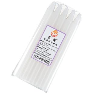 家用红白色干碗蜡烛停电照明室内细长杆无烟无味防灾应急节庆供奉