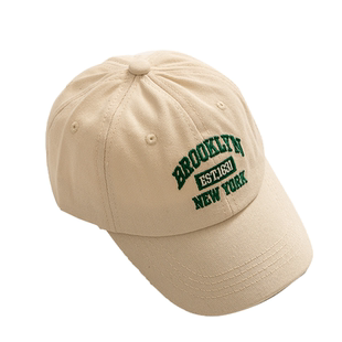 韩国儿童棒球帽春秋夏季男女宝宝户外休闲遮阳鸭舌帽洋气刺绣帽子