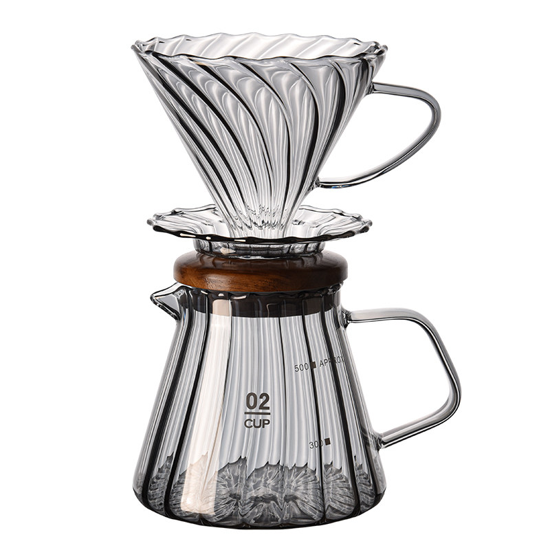 V60玻璃滤杯咖啡分享壶