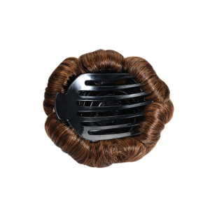 盘发发夹假发抓夹短发过渡期头饰盘头发的饰品花苞头九朵花盘发器