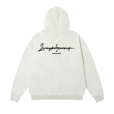 丛林老虎原创设计美式字母卫衣男