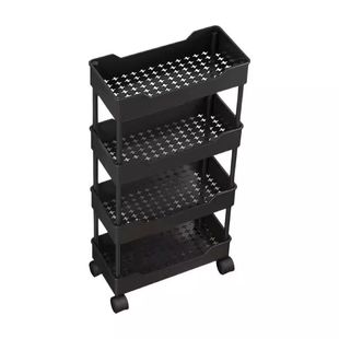 夹缝置物架落地多层厨房卫生间浴室小推车冰箱侧收纳架子缝隙物品