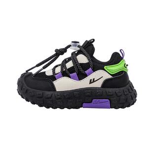 回力童鞋男童运动鞋2026春季新款休闲轮胎鞋缓震跑步鞋户外登山鞋