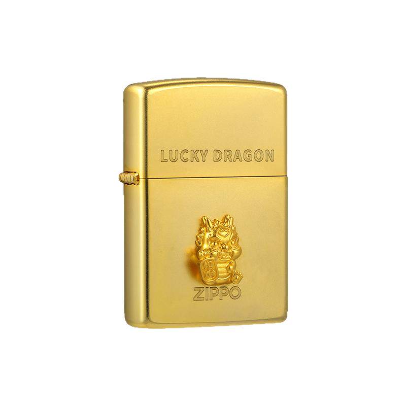 zippo幸运招财龙礼物打火机