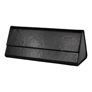 可折叠眼镜盒高颜值便携磁吸太阳镜盒简约男女三角形墨镜收纳盒包