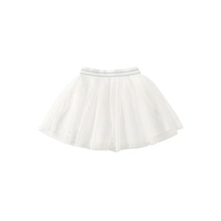 淘町【仙气闪美纱】女童半身裙夏新款网球防走光运动蓬蓬裙短裙