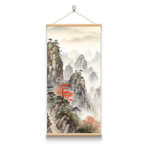 玄关装饰画有山无水靠山图壁画