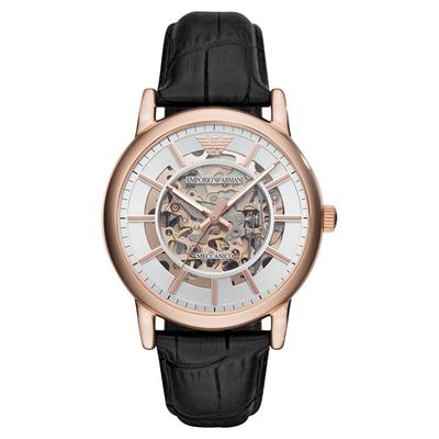 阿玛尼手表男镂空机械表