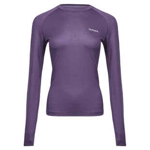 Wonderland奇迹羊毛户外保暖内衣抗菌男女速干衣打底长袖|Outopia