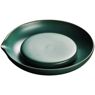 复古壶承干泡台养壶垫茶承壶托紫砂盘储蓄水日式粗陶汝窑茶具配件