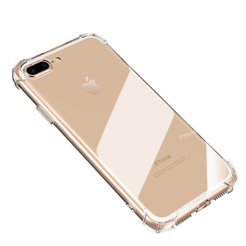 以诺适用苹果7plus手机壳透明防摔iPhone8硅胶苹果8plus手机套苹果7女男新款全包软壳苹果8保护壳iphone